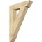 Ekena Millwork Traditional Slat Rough Sawn Bracket, Douglas Fir, 6"W x 30"D x 42"H BKT06X30X42TRA06RDF - alternate 1
